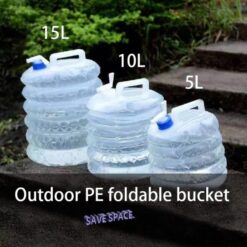 2 Pcs Collapsible Water Folding Bottle & Storage