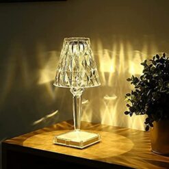 Crystal Touch Rechargeable Lamp