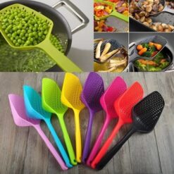 Pack Of 3 Scoop Colander Strainer Kitchen Accessories