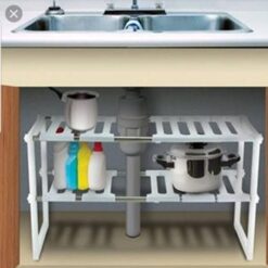 Kitchen basin shelf
