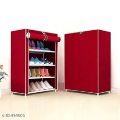 4 Layer Shoe Rack Shelf With Fabric Cover