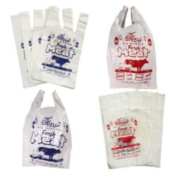 100 Pcs Eid Mubarak Fresh Meat Bag