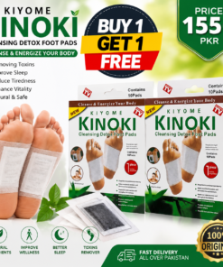 Kinoki Cleansing Toxins Remover Detox Foot Patches Adhesive Pads Kit Buy 1 Get 1 Free in Pakistan