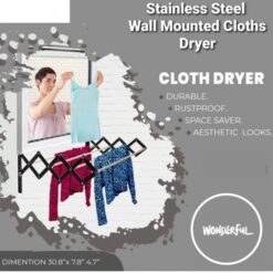 Wall Mounted Folding Cloth Drying Rack