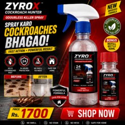 ZYROX Cockroach Hunter Spray | Best Cockroach Killer Pakistan